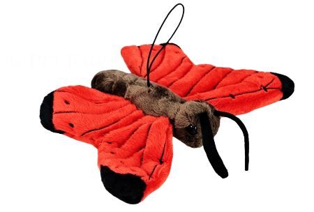 Kuschel Schmetterling rot